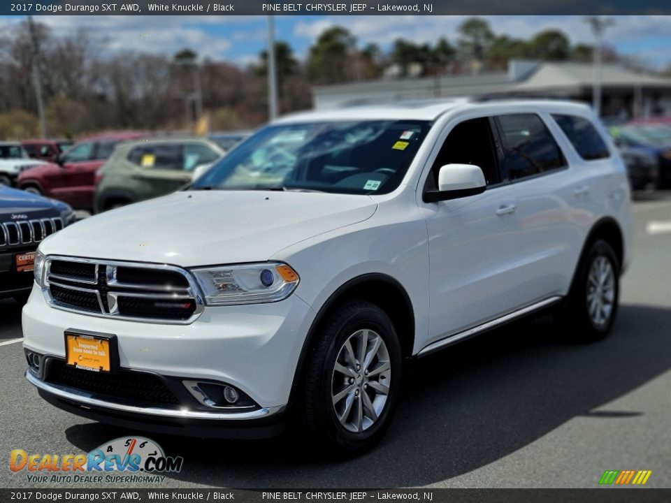 2017 Dodge Durango SXT AWD White Knuckle / Black Photo #1