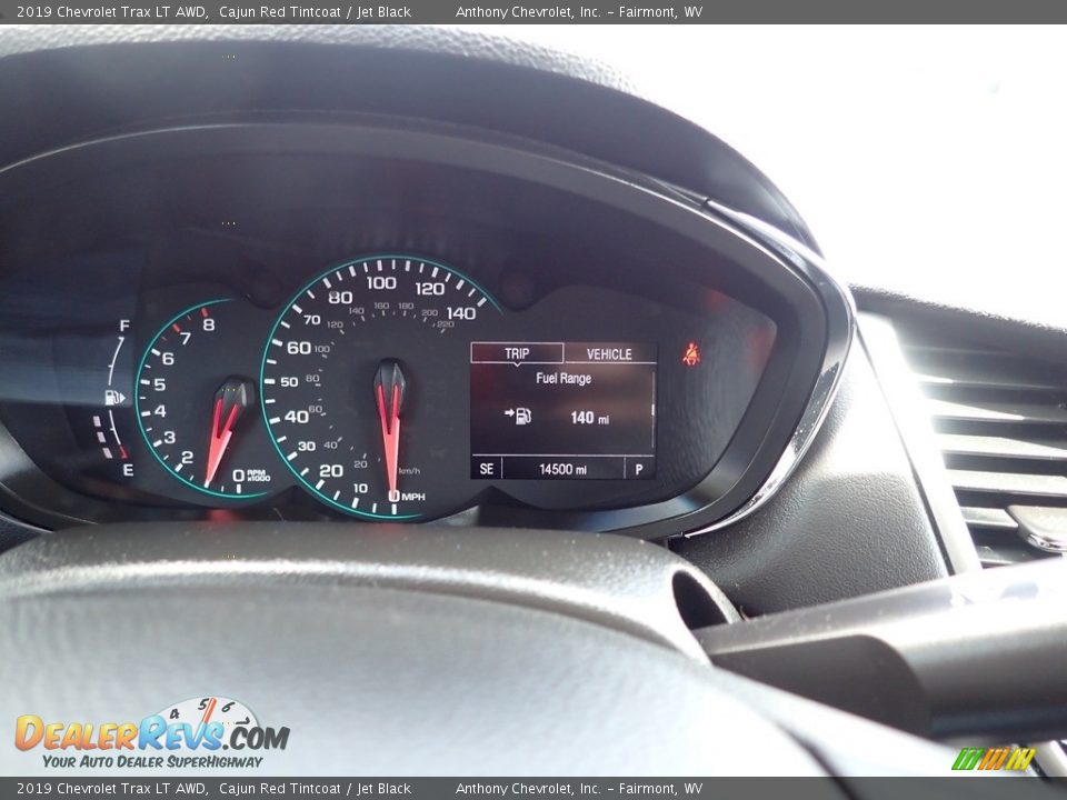2019 Chevrolet Trax LT AWD Cajun Red Tintcoat / Jet Black Photo #18