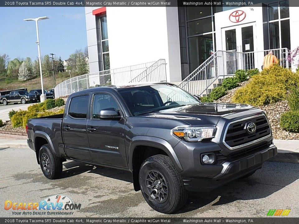 2018 Toyota Tacoma SR5 Double Cab 4x4 Magnetic Gray Metallic / Graphite w/Gun Metal Photo #1