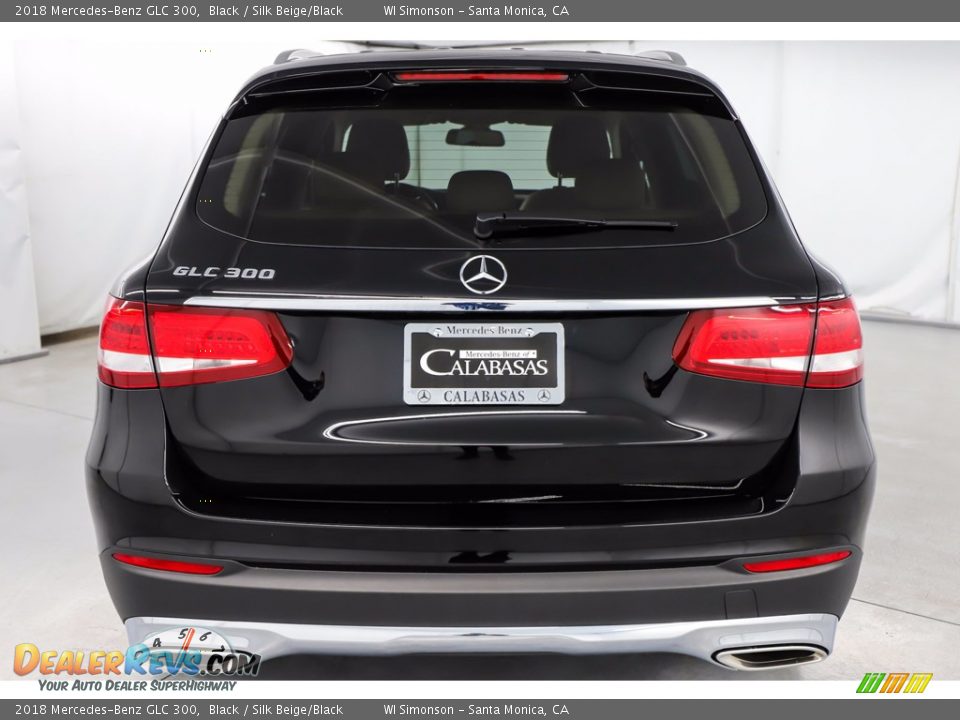 2018 Mercedes-Benz GLC 300 Black / Silk Beige/Black Photo #7