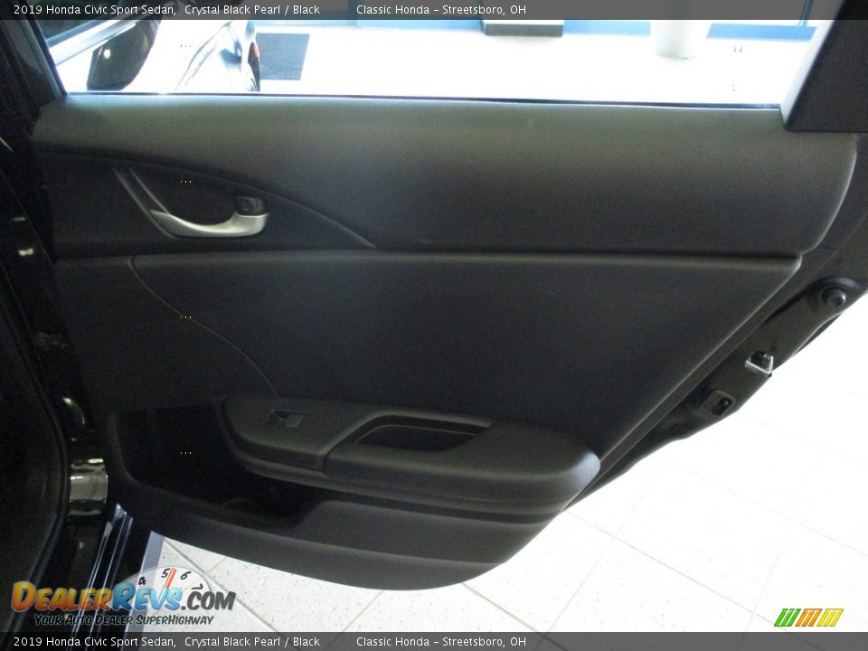 2019 Honda Civic Sport Sedan Crystal Black Pearl / Black Photo #17