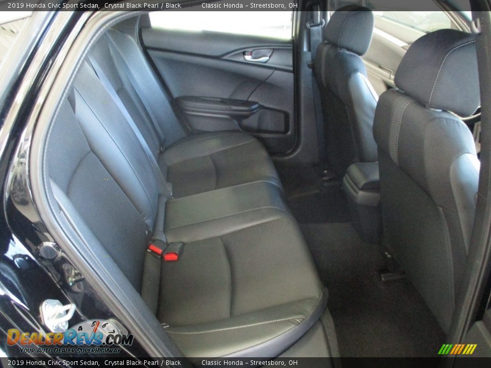 2019 Honda Civic Sport Sedan Crystal Black Pearl / Black Photo #19