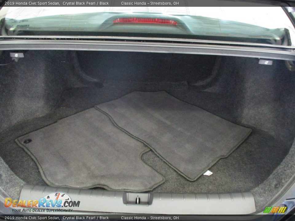 2019 Honda Civic Sport Sedan Crystal Black Pearl / Black Photo #20