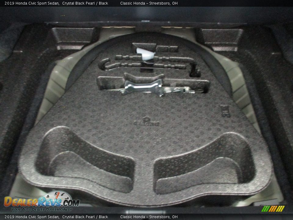 2019 Honda Civic Sport Sedan Crystal Black Pearl / Black Photo #21