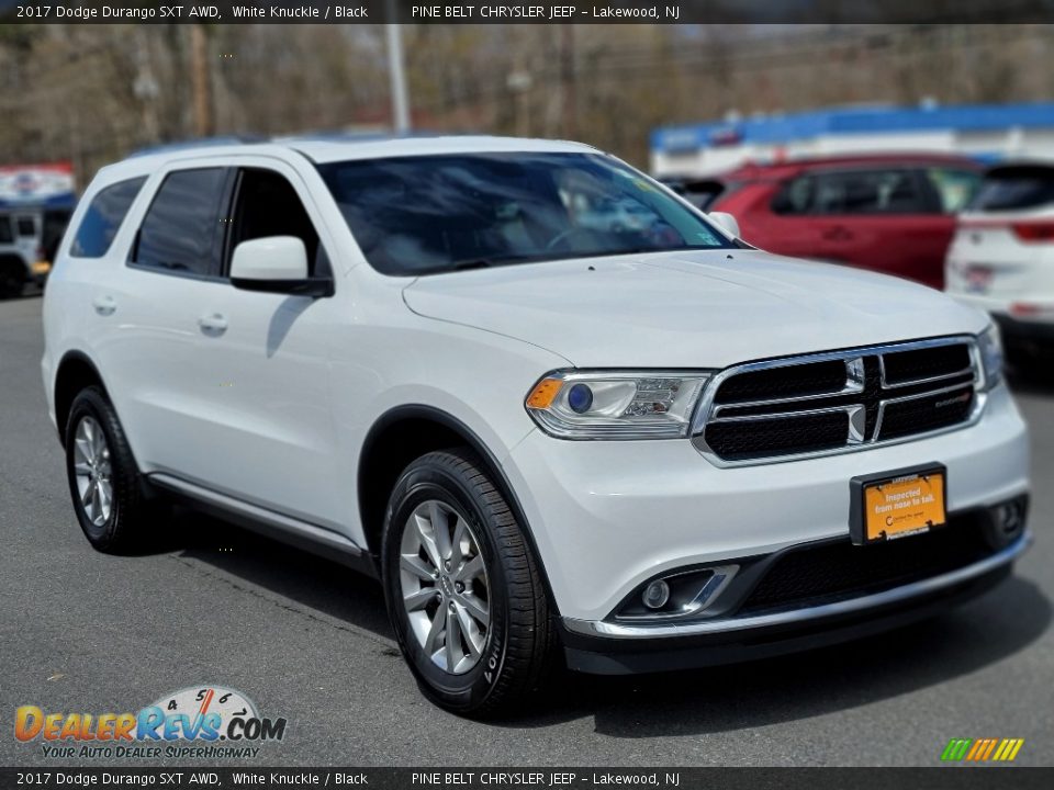 2017 Dodge Durango SXT AWD White Knuckle / Black Photo #15