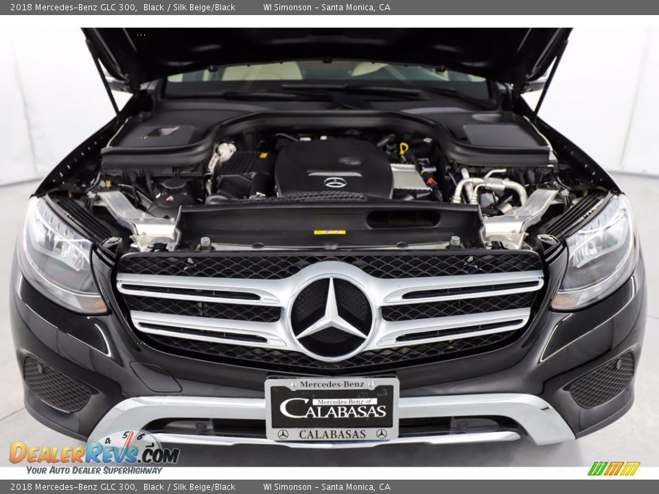 2018 Mercedes-Benz GLC 300 Black / Silk Beige/Black Photo #17