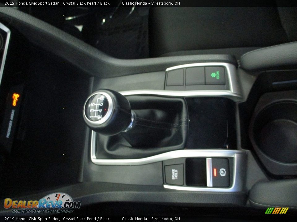2019 Honda Civic Sport Sedan Crystal Black Pearl / Black Photo #33
