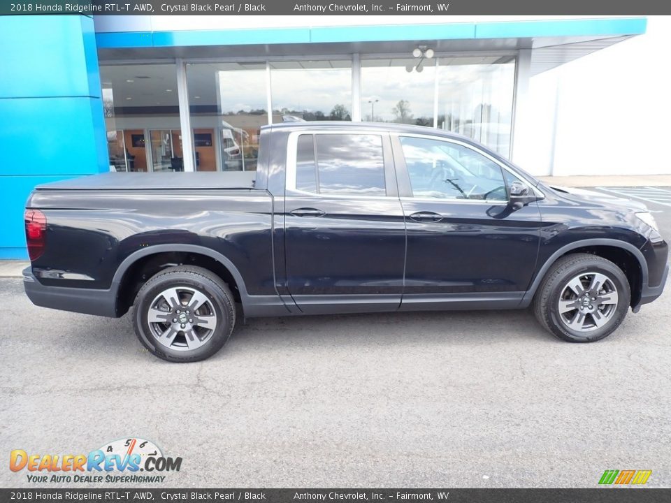 2018 Honda Ridgeline RTL-T AWD Crystal Black Pearl / Black Photo #2