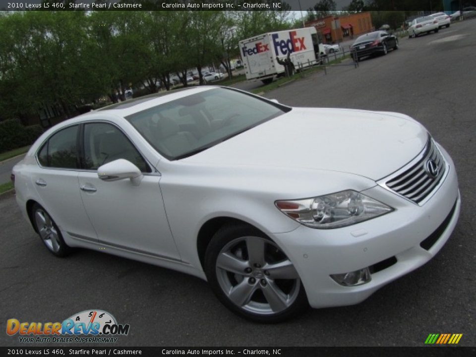 2010 Lexus LS 460 Starfire Pearl / Cashmere Photo #3