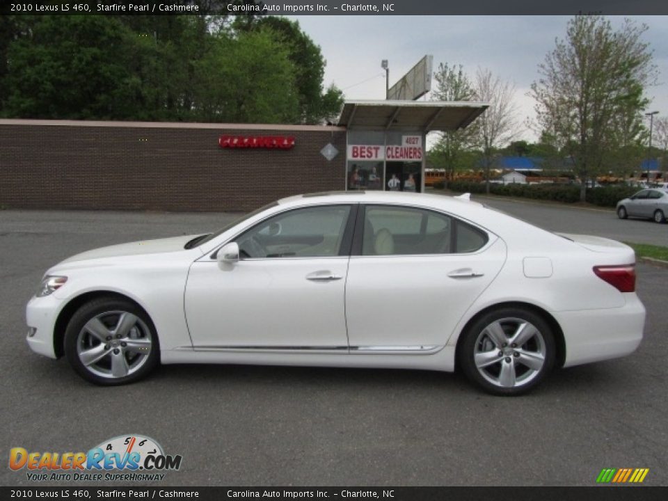 2010 Lexus LS 460 Starfire Pearl / Cashmere Photo #7