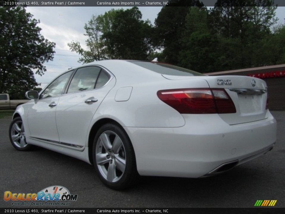 2010 Lexus LS 460 Starfire Pearl / Cashmere Photo #8