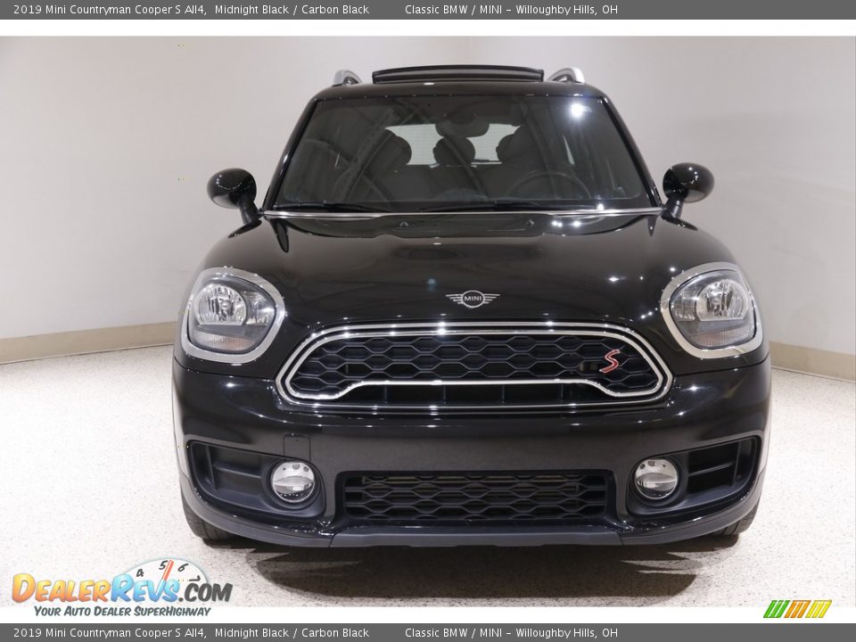 2019 Mini Countryman Cooper S All4 Midnight Black / Carbon Black Photo #2