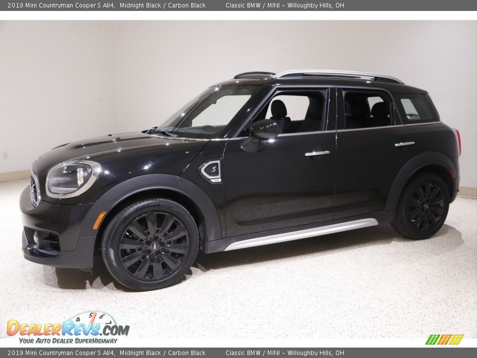 2019 Mini Countryman Cooper S All4 Midnight Black / Carbon Black Photo #3