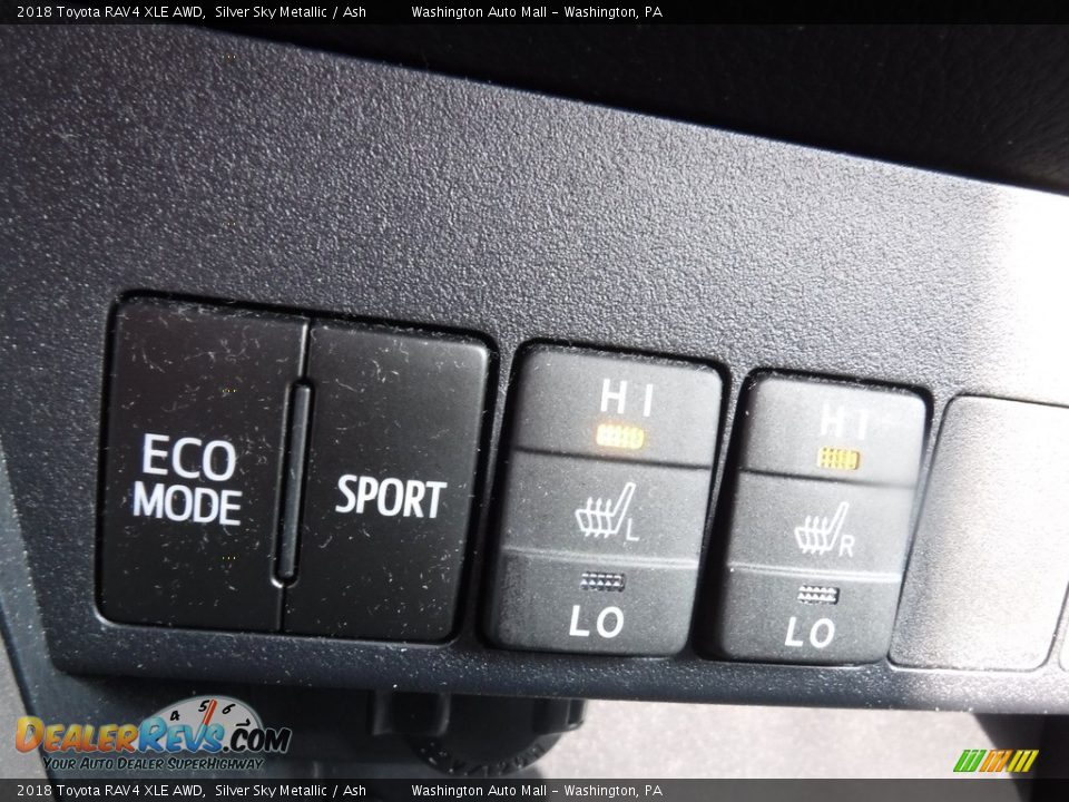 2018 Toyota RAV4 XLE AWD Silver Sky Metallic / Ash Photo #5