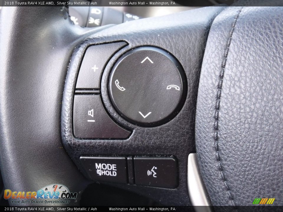 2018 Toyota RAV4 XLE AWD Silver Sky Metallic / Ash Photo #6