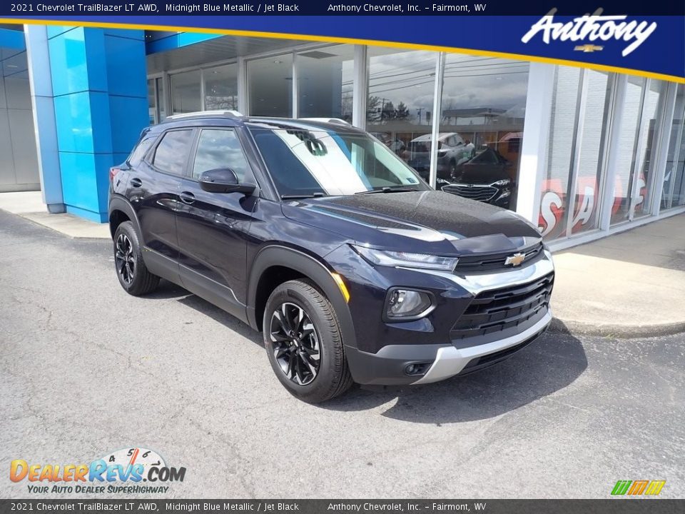 2021 Chevrolet TrailBlazer LT AWD Midnight Blue Metallic / Jet Black Photo #1