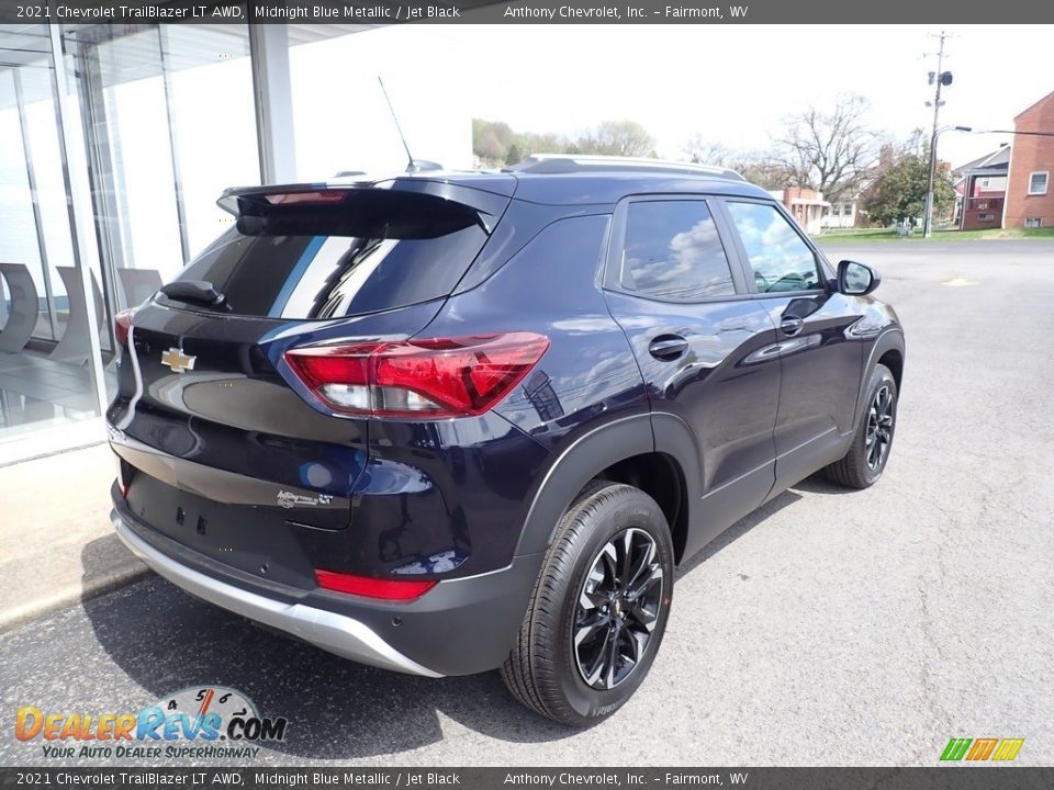 2021 Chevrolet TrailBlazer LT AWD Midnight Blue Metallic / Jet Black Photo #3