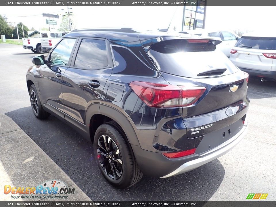 2021 Chevrolet TrailBlazer LT AWD Midnight Blue Metallic / Jet Black Photo #5