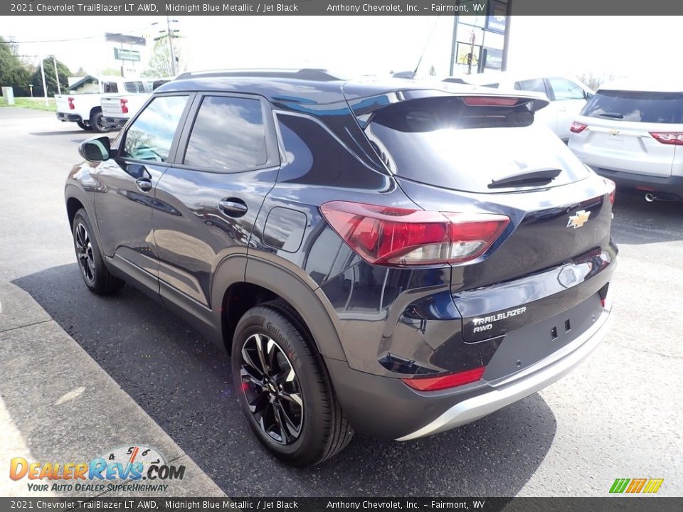 2021 Chevrolet Trailblazer LT AWD Midnight Blue Metallic / Jet Black Photo #5