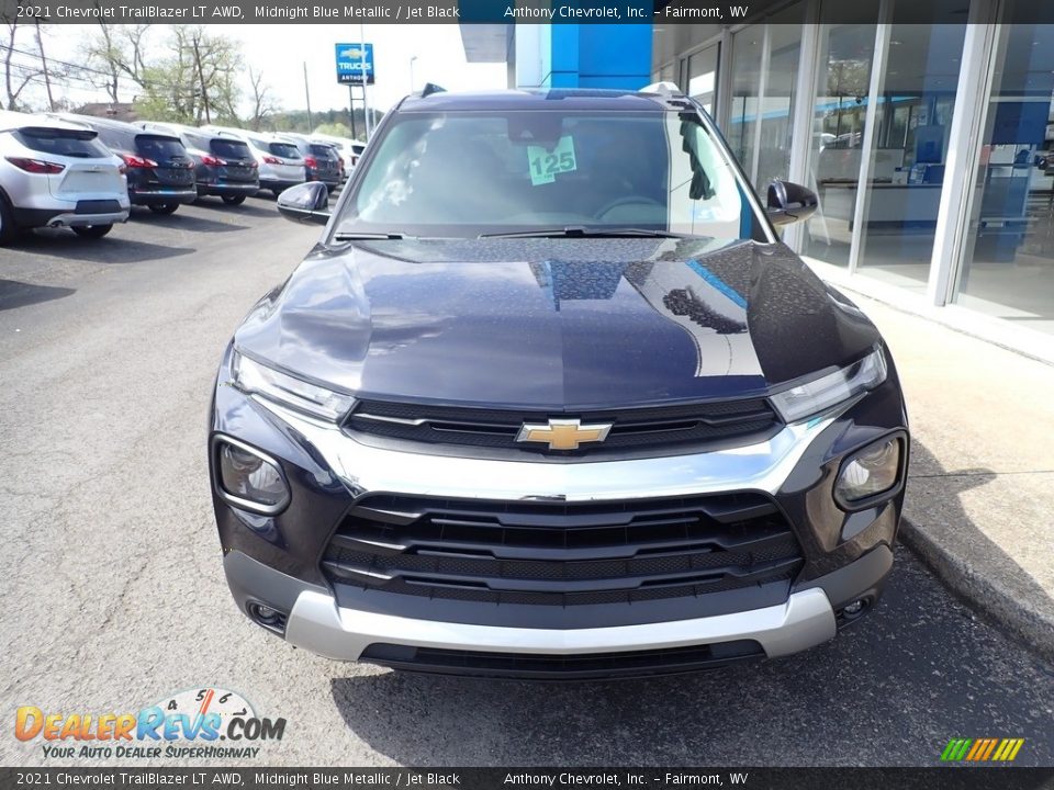 2021 Chevrolet TrailBlazer LT AWD Midnight Blue Metallic / Jet Black Photo #7