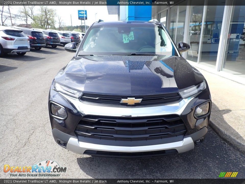 2021 Chevrolet Trailblazer LT AWD Midnight Blue Metallic / Jet Black Photo #7