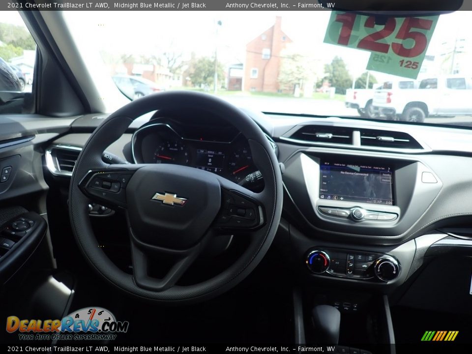 2021 Chevrolet TrailBlazer LT AWD Midnight Blue Metallic / Jet Black Photo #12