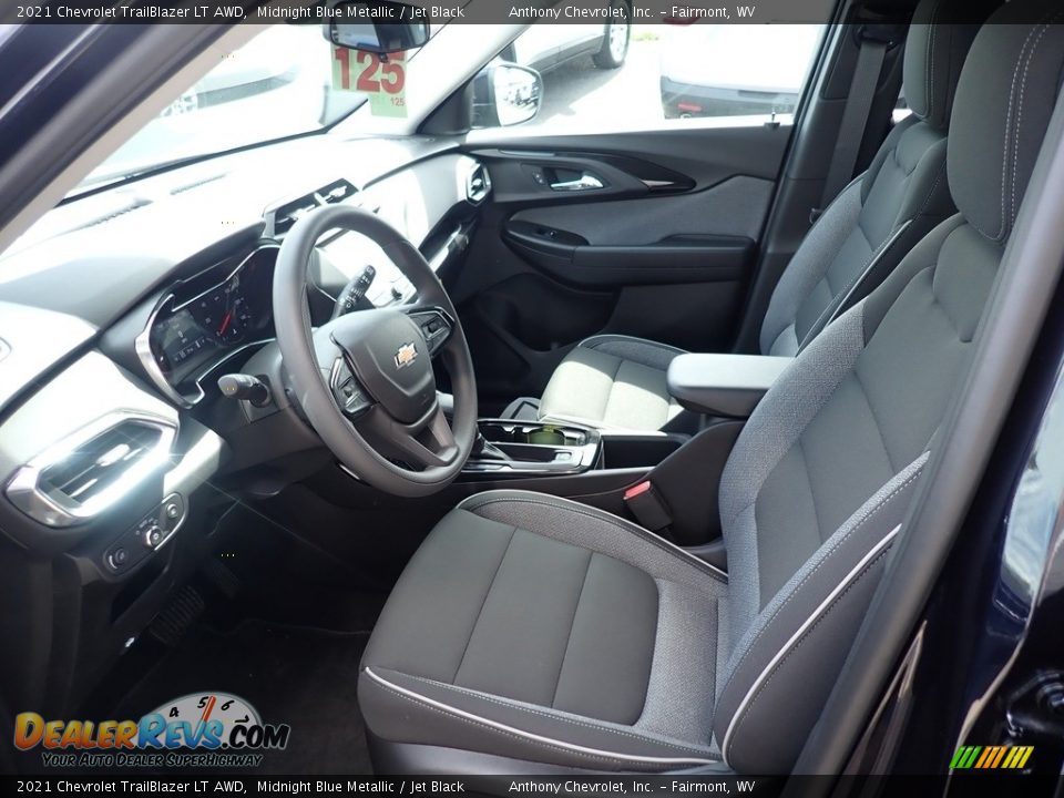 2021 Chevrolet TrailBlazer LT AWD Midnight Blue Metallic / Jet Black Photo #13