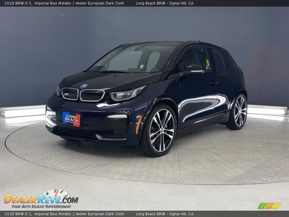 2018 BMW i3 S Imperial Blue Metallic / Atelier European Dark Cloth Photo #3