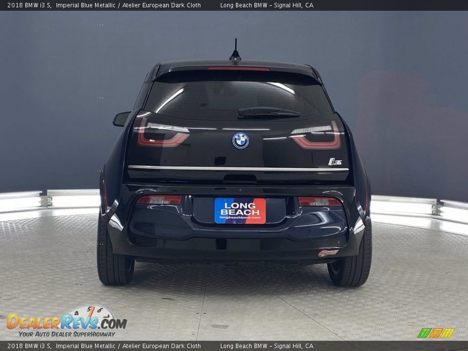 2018 BMW i3 S Imperial Blue Metallic / Atelier European Dark Cloth Photo #4