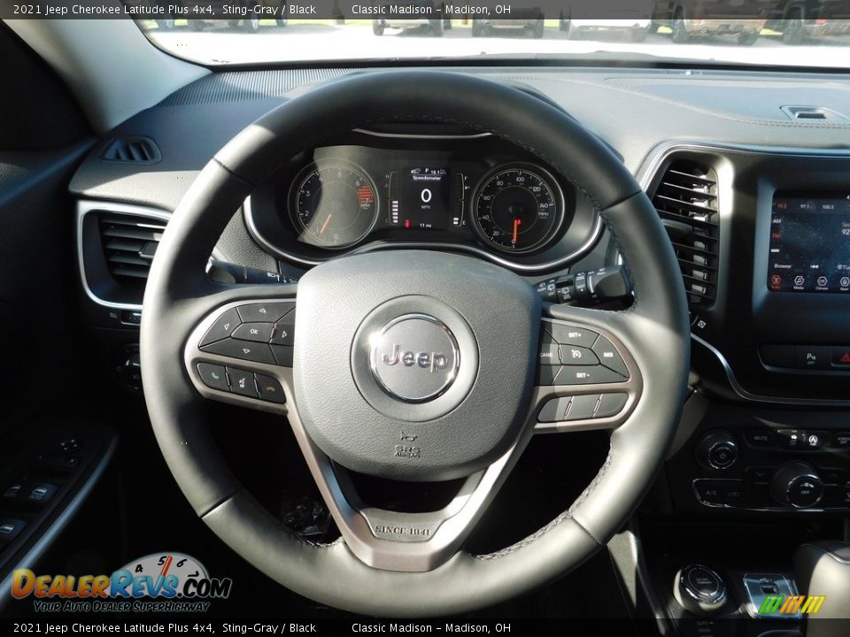 2021 Jeep Cherokee Latitude Plus 4x4 Sting-Gray / Black Photo #5