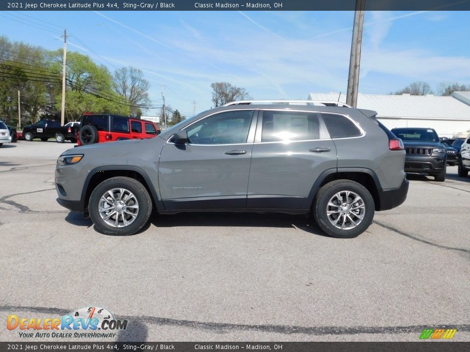 2021 Jeep Cherokee Latitude Plus 4x4 Sting-Gray / Black Photo #10