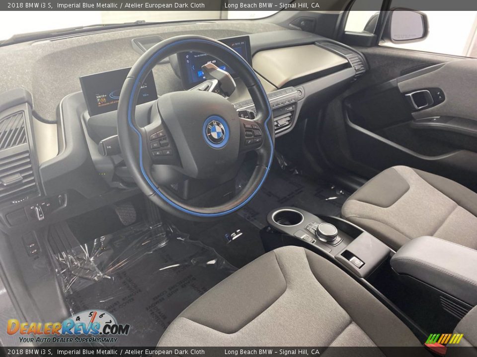 2018 BMW i3 S Imperial Blue Metallic / Atelier European Dark Cloth Photo #16