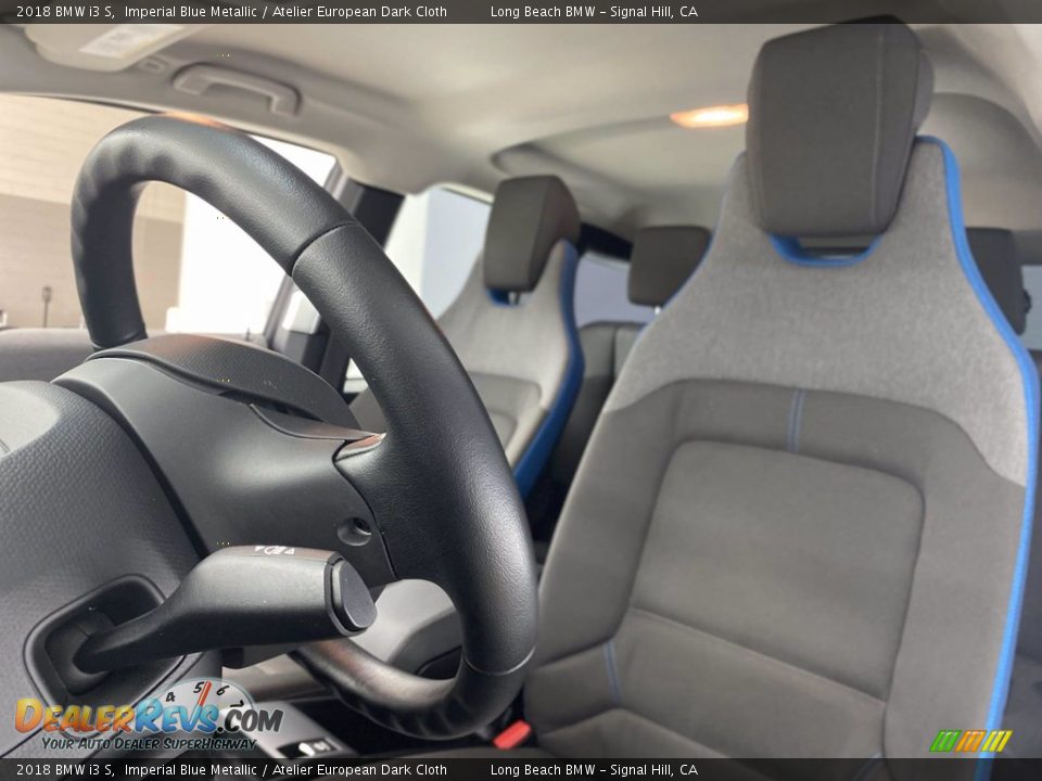 2018 BMW i3 S Imperial Blue Metallic / Atelier European Dark Cloth Photo #17