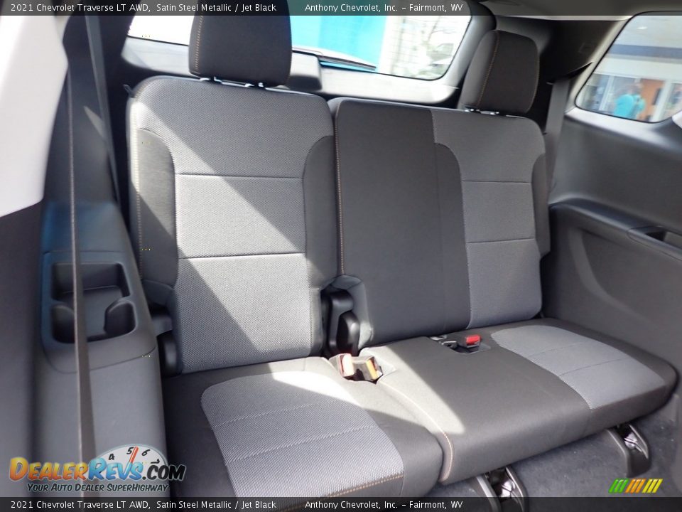 2021 Chevrolet Traverse LT AWD Satin Steel Metallic / Jet Black Photo #11