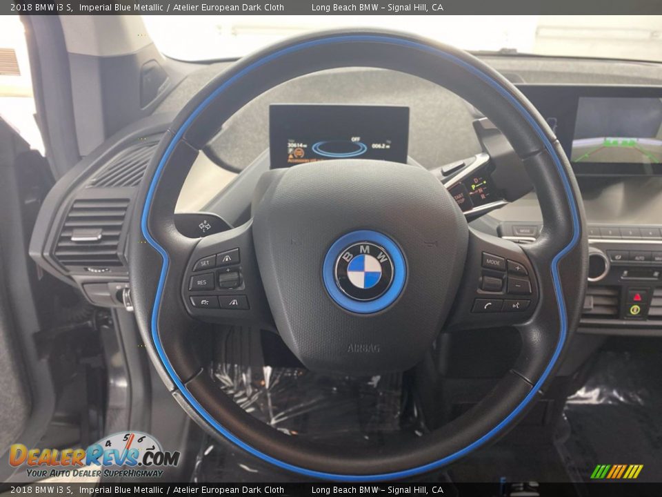 2018 BMW i3 S Imperial Blue Metallic / Atelier European Dark Cloth Photo #18