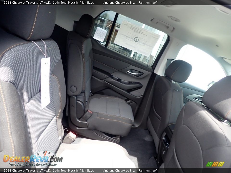 2021 Chevrolet Traverse LT AWD Satin Steel Metallic / Jet Black Photo #12