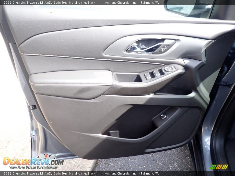 2021 Chevrolet Traverse LT AWD Satin Steel Metallic / Jet Black Photo #14