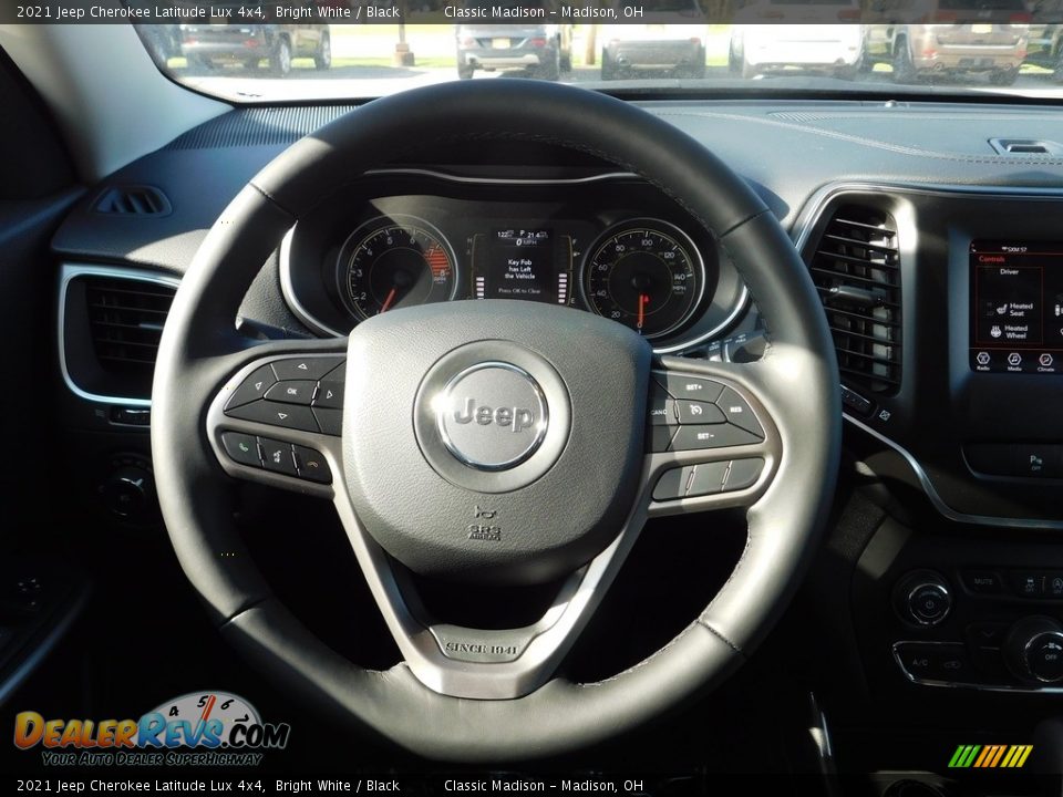 2021 Jeep Cherokee Latitude Lux 4x4 Bright White / Black Photo #5