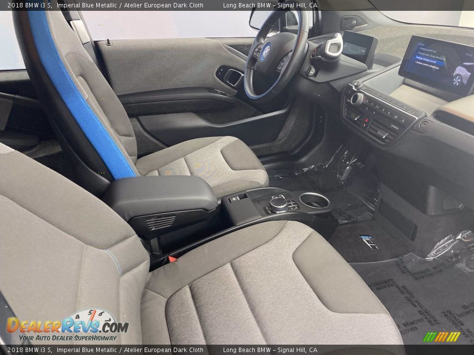 2018 BMW i3 S Imperial Blue Metallic / Atelier European Dark Cloth Photo #33