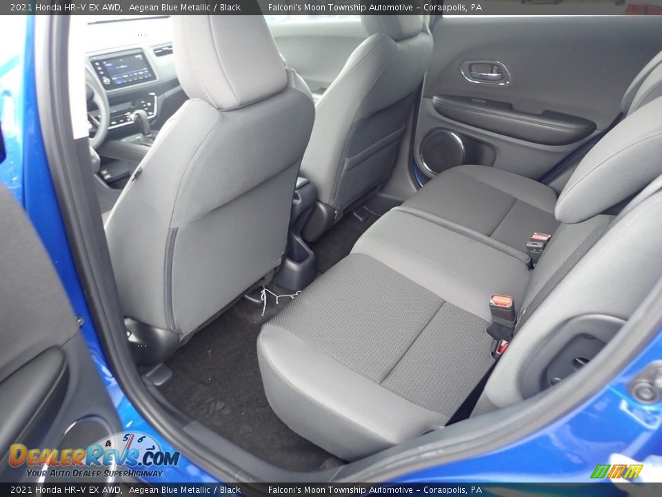 2021 Honda HR-V EX AWD Aegean Blue Metallic / Black Photo #9