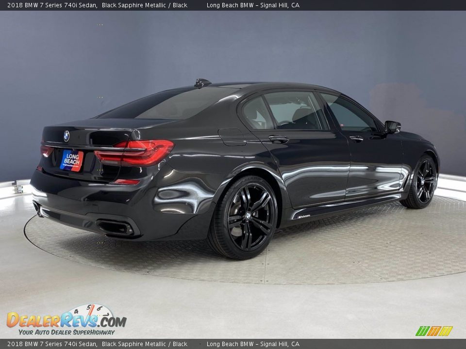 2018 BMW 7 Series 740i Sedan Black Sapphire Metallic / Black Photo #5