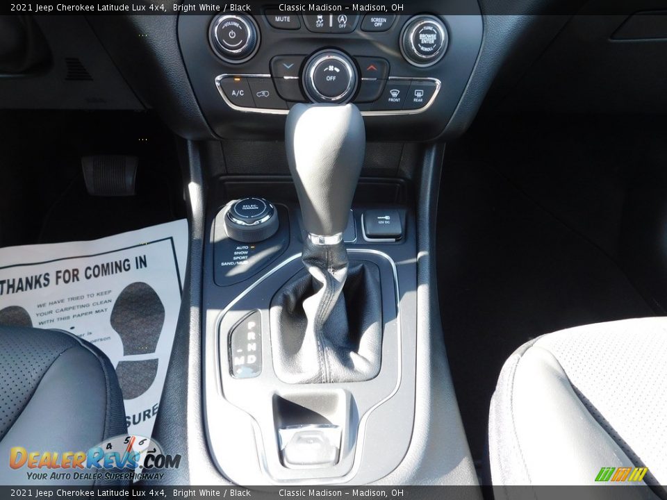 2021 Jeep Cherokee Latitude Lux 4x4 Bright White / Black Photo #6