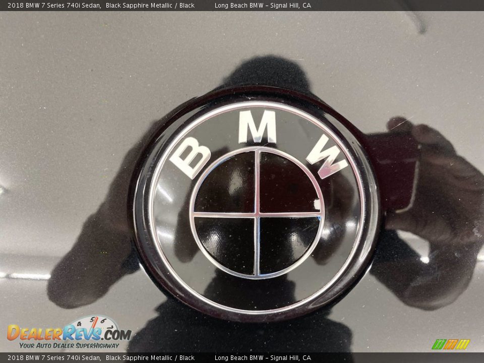 2018 BMW 7 Series 740i Sedan Black Sapphire Metallic / Black Photo #8