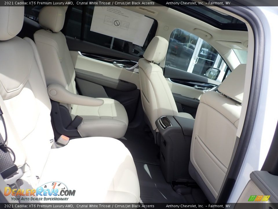 2021 Cadillac XT6 Premium Luxury AWD Crystal White Tricoat / Cirrus/Jet Black Accents Photo #7