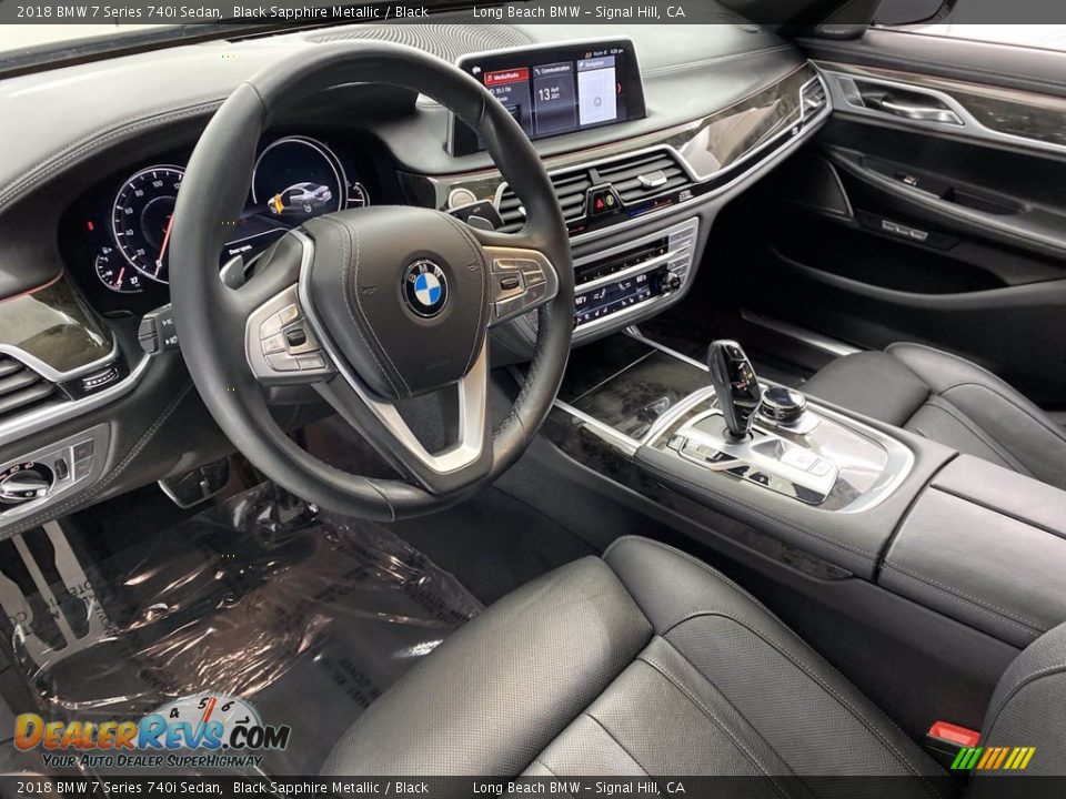 2018 BMW 7 Series 740i Sedan Black Sapphire Metallic / Black Photo #15