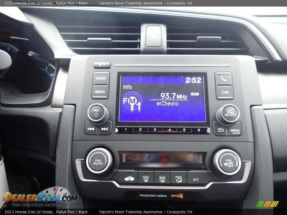 Controls of 2021 Honda Civic LX Sedan Photo #14