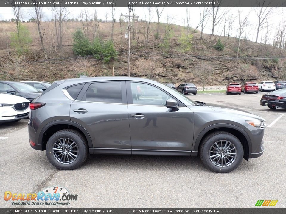 2021 Mazda CX-5 Touring AWD Machine Gray Metallic / Black Photo #1