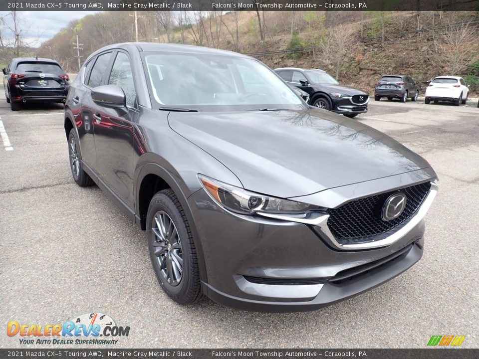 2021 Mazda CX-5 Touring AWD Machine Gray Metallic / Black Photo #3