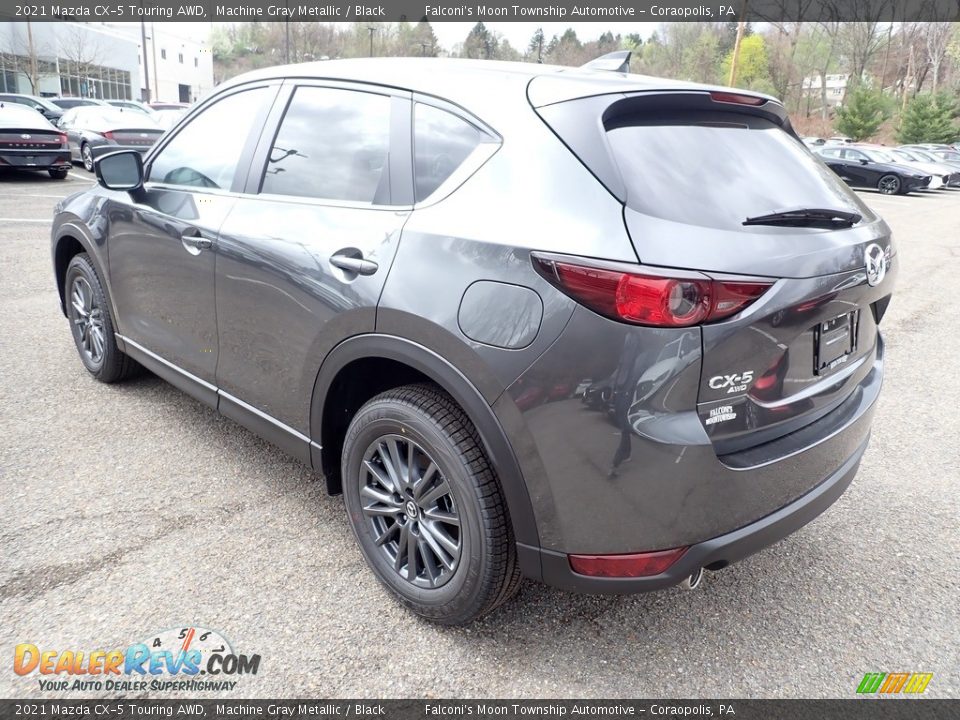 2021 Mazda CX-5 Touring AWD Machine Gray Metallic / Black Photo #6