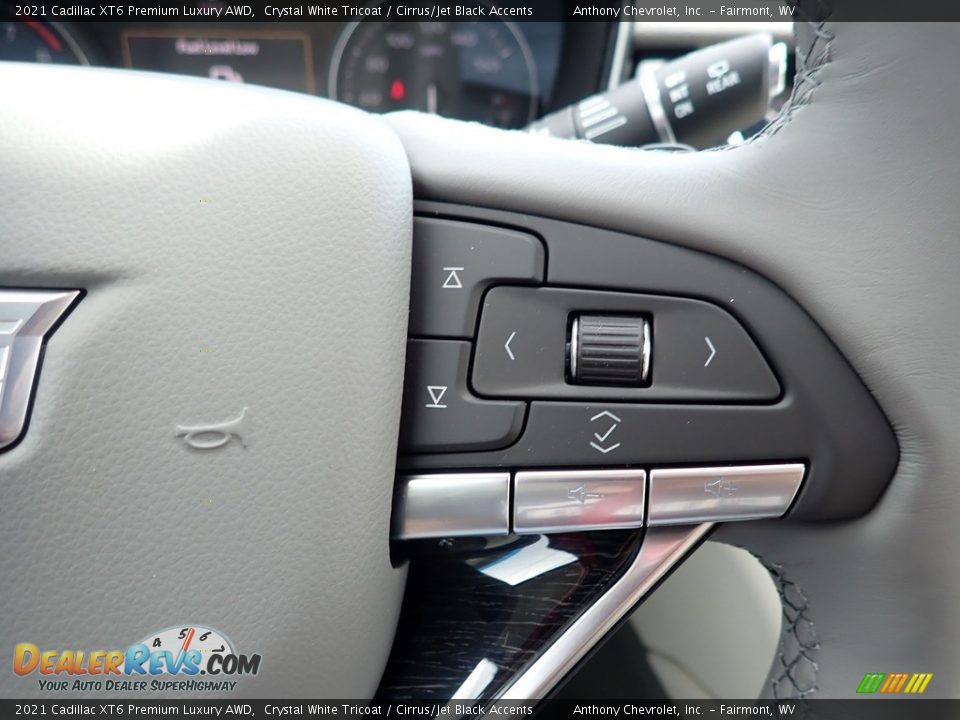 2021 Cadillac XT6 Premium Luxury AWD Steering Wheel Photo #18